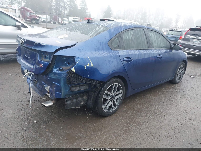 2019 KIA FORTE SEDAN 2.0L I-4 DOHC, VVT, 147HP