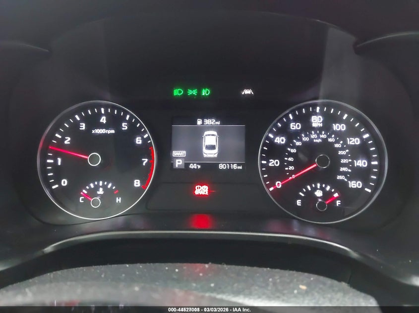 2019 KIA FORTE SEDAN 2.0L I-4 DOHC, VVT, 147HP