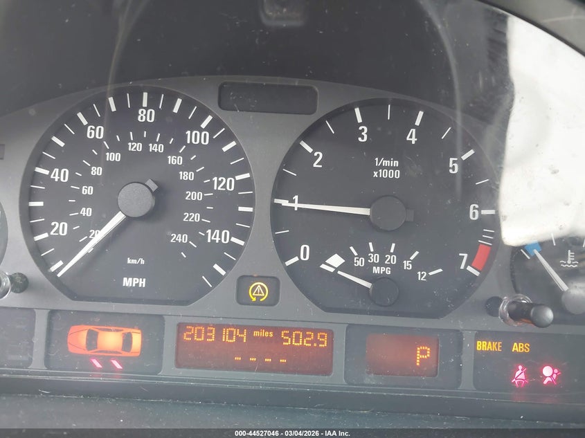 2004 BMW 325Xi VIN: WBAEU33494PR12355 Lot: 44527046