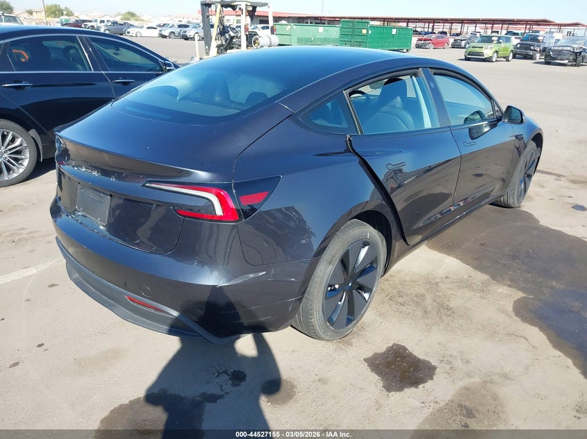 Vin: 5yj3e1ea6sf973104, lot: 45023946, tesla model 3 long range rear-wheel drive/standard rear-wheel drive 20254