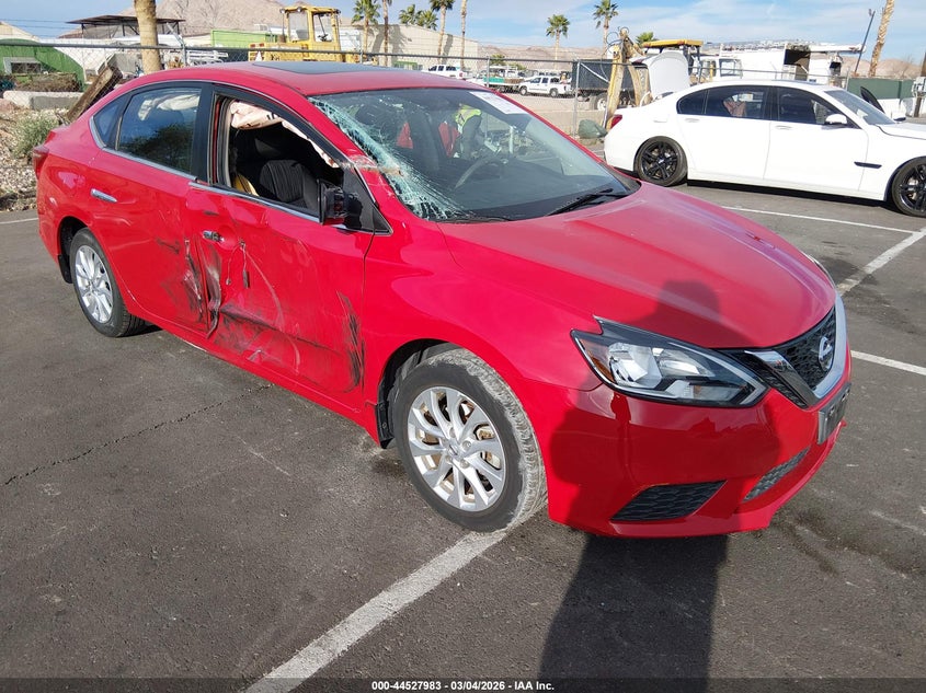 3N1AB7AP3JY250796 2018 Nissan Sentra Sv auction photo 1