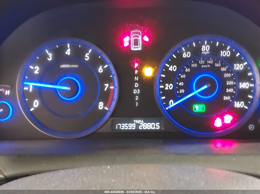 2011 Honda Accord Crosstour Ex-L VIN: 5J6TF2H58BL004896 Lot: 44528086