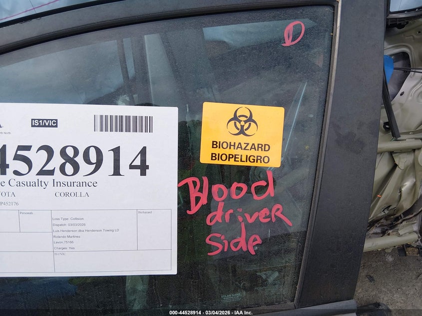 2016 Toyota Corolla Le Plus VIN: 5YFBURHE2GP452176 Lot: 44528914