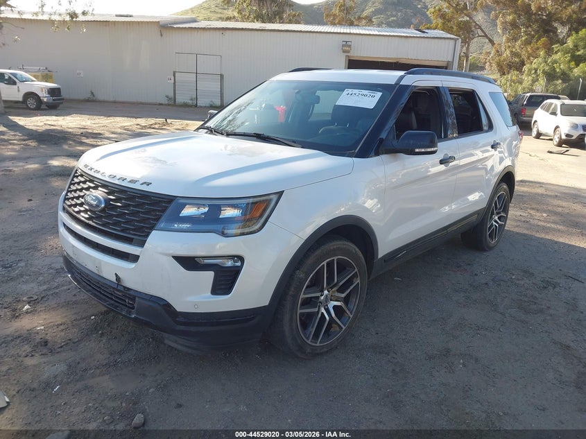 Vin: 1fm5k8gt0kgb40392, lot: 45025811, ford explorer sport 20192