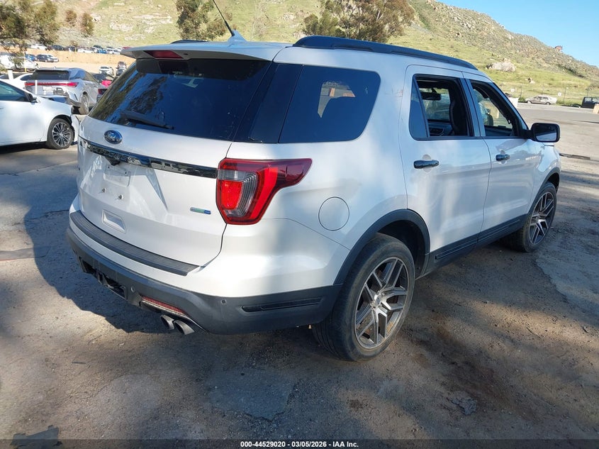 Vin: 1fm5k8gt0kgb40392, lot: 45025811, ford explorer sport 20194