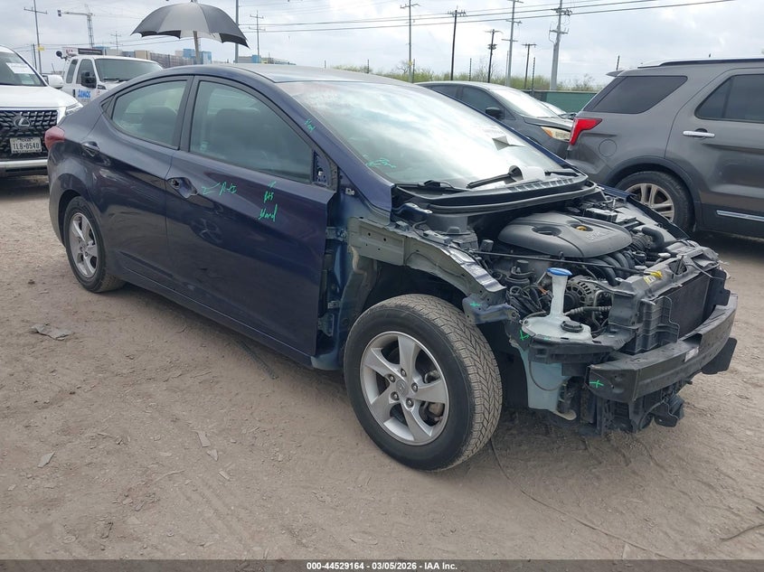 HYUNDAI ELANTRA 2014. Lot# 44529164. VIN 5NPDH4AE3EH468309. Photo 1