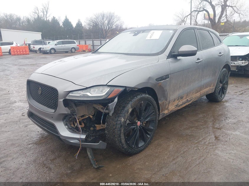 Vin: sadcl2gx0la622538, lot: 45026009, jaguar f-pace r-sport p300 awd automatic 20202