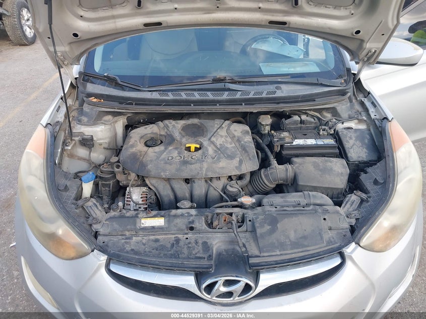 2012 Hyundai Elantra Gls VIN: 5NPDH4AE9CH073421 Lot: 44529391