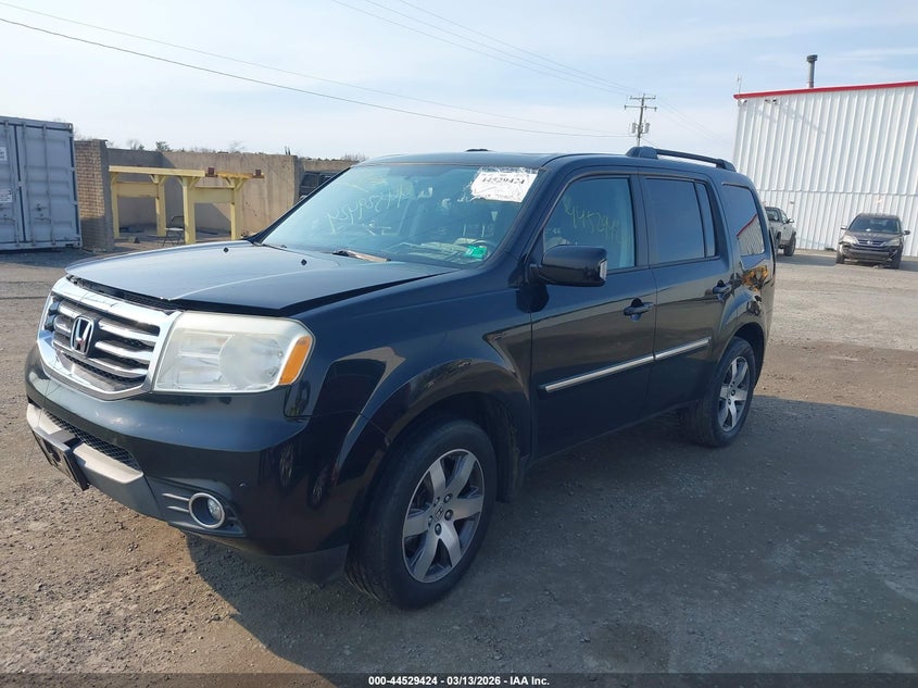 Vin: 5fnyf4h91eb054346, lot: 45026215, honda pilot touring 20142