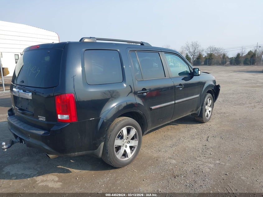 Vin: 5fnyf4h91eb054346, lot: 45026215, honda pilot touring 20144