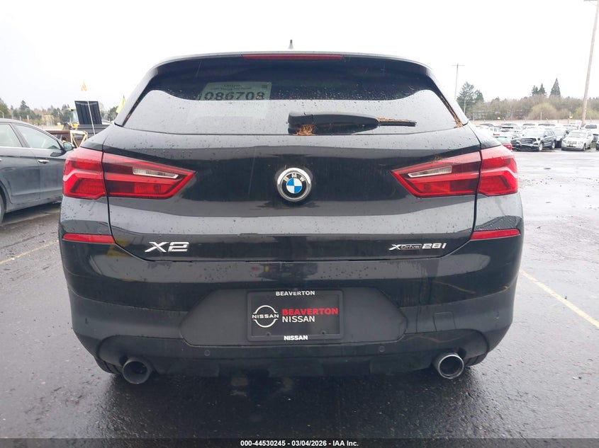 2018 BMW X2 xDrive28I VIN: WBXYJ5C32JEF76637 Lot: 44530245