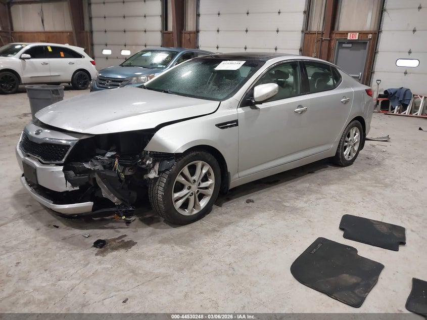 2012 Kia Optima 2.4 Ex grey Lot 111044530248 Vin 5XXGN4A76CG076103