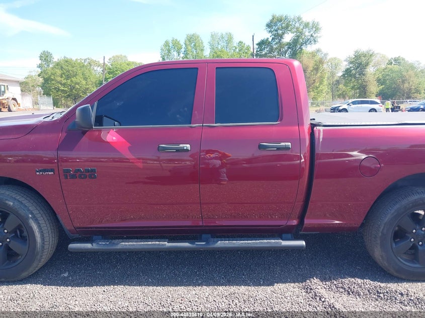2018 Ram 1500 5.7 Express 4x2 6'4 Box Red Lot 111044530410 Vin 1C6RR6FTXJS322692