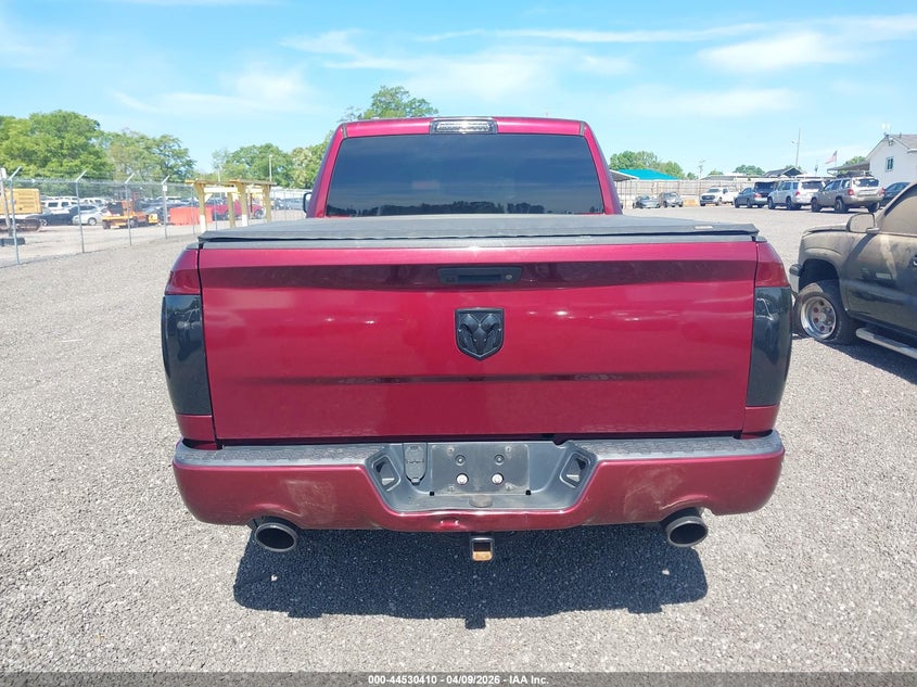 2018 Ram 1500 5.7 Express 4x2 6'4 Box Red Lot 111044530410 Vin 1C6RR6FTXJS322692