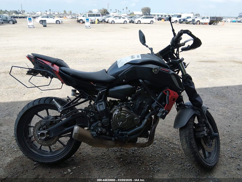 2019 Yamaha Mt07 C VIN: JYARM27Y8KA001036 Lot: 44530660