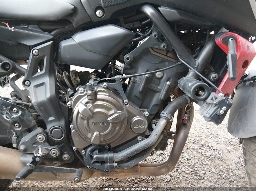 2019 Yamaha Mt07 C VIN: JYARM27Y8KA001036 Lot: 44530660