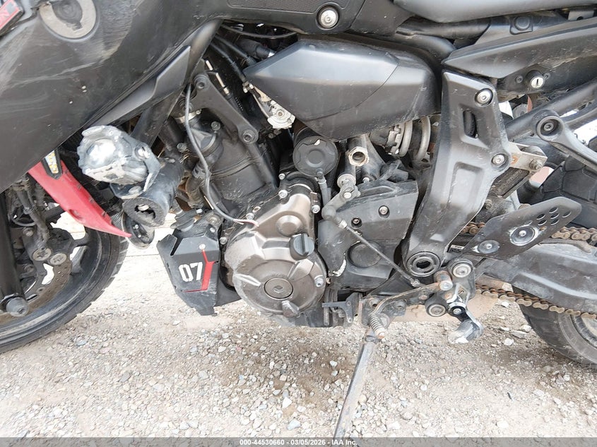 2019 Yamaha Mt07 C VIN: JYARM27Y8KA001036 Lot: 44530660