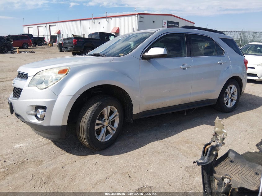 2012 Chevrolet Equinox 2.4 2Lt silver Lot 111044530786 Vin 2GNALPEK9C1107966