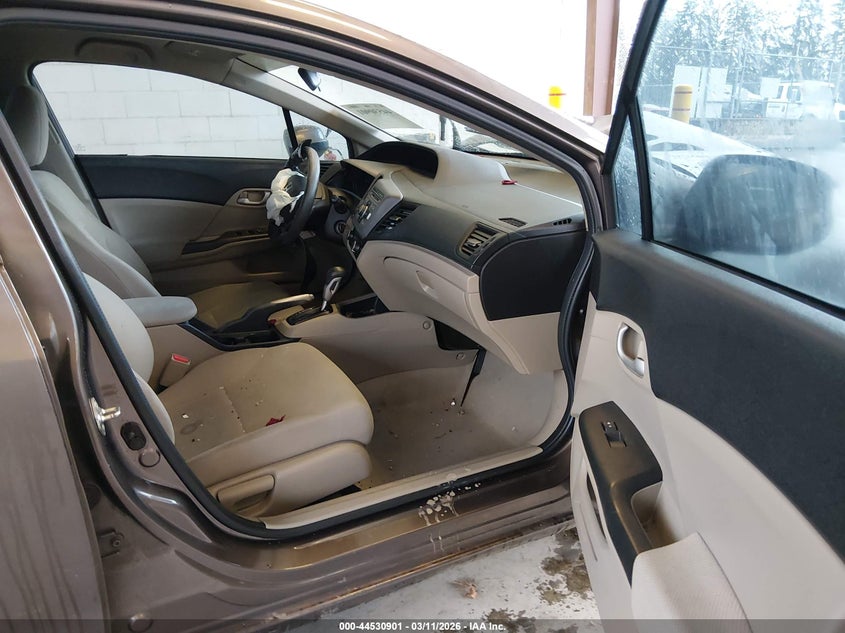 2012 Honda Civic 1.8 Lx brown Lot 111044530901 Vin 2HGFB2F56CH569312
