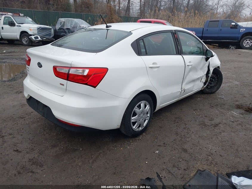 Vin: knadm4a31h6104234, lot: 45027996, kia rio lx 20174