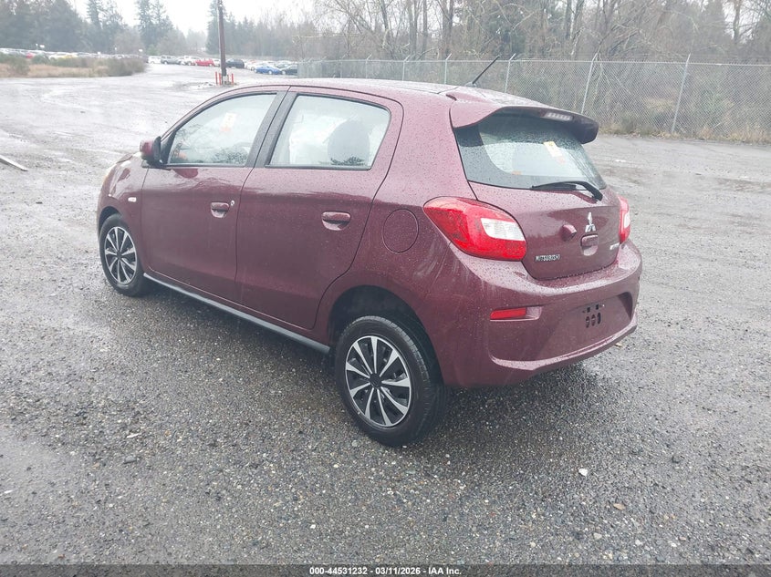 Vin: ml32a3hj1jh001829, lot: 45028023, mitsubishi mirage es 20183