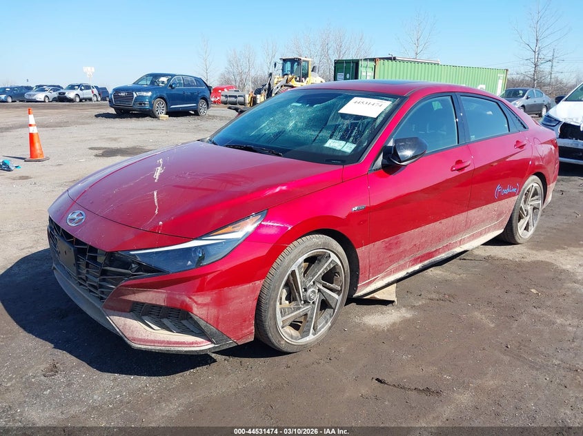 VIN KMHLR4AF1PU589619 2023 HYUNDAI ELANTRA N LINE
