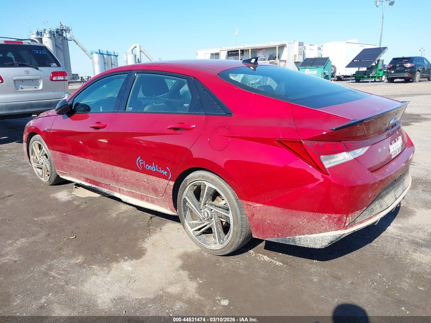 VIN KMHLR4AF1PU589619 2023 HYUNDAI ELANTRA N LINE