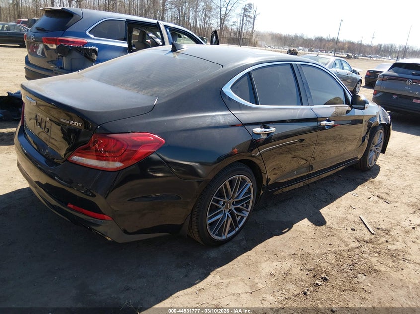 Vin: kmtg34laxku013367, lot: 45028568, genesis g70 2.0t advanced 20194