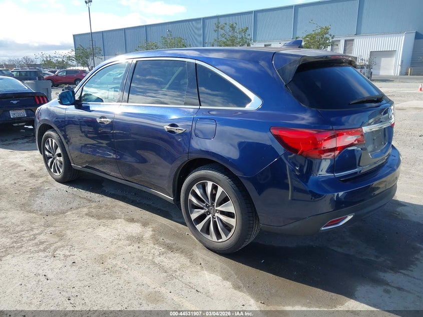 2015 Acura Mdx Technology Package