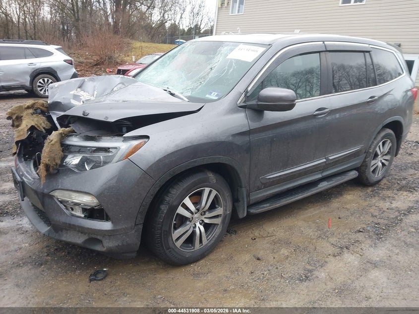 Vin: 5fnyf6h78gb017694, lot: 45028699, honda pilot ex-l 20162