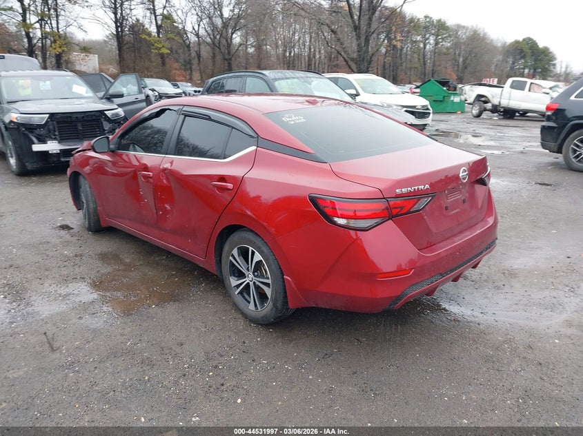 2022 Nissan Sentra Sv Xtronic Cvt