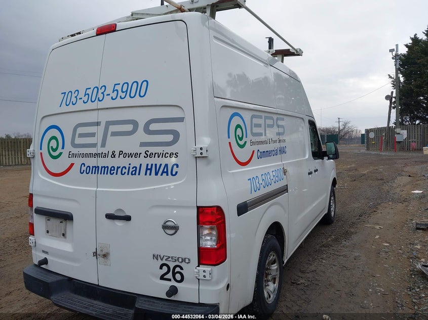 2017 Nissan Nv Cargo Nv2500 Hd Sv V6