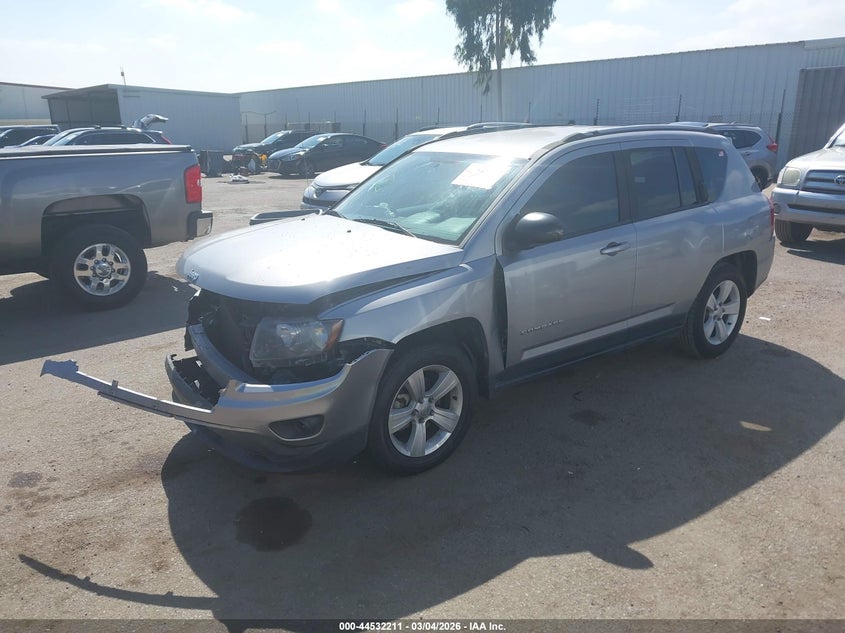 Vin: 1c4njcba6gd568685, lot: 45029002, jeep compass sport 20162