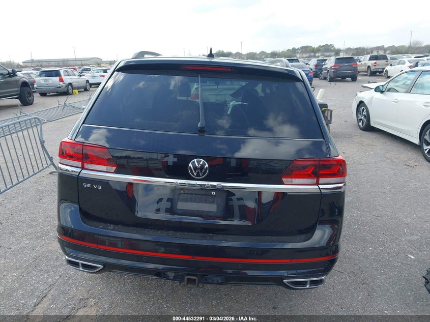 2021 Volkswagen Atlas 3.6L V6 Se W/Technology R-Line VIN: 1V2PR2CA8MC523421 Lot: 44532291