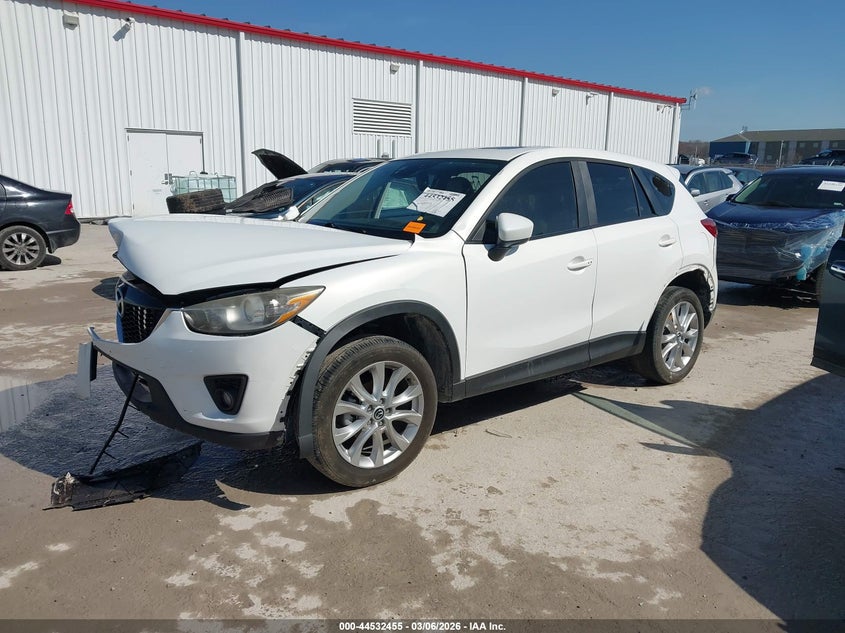 Vin: jm3ke4dy5f0497659, lot: 45029246, mazda cx-5 grand touring 20152