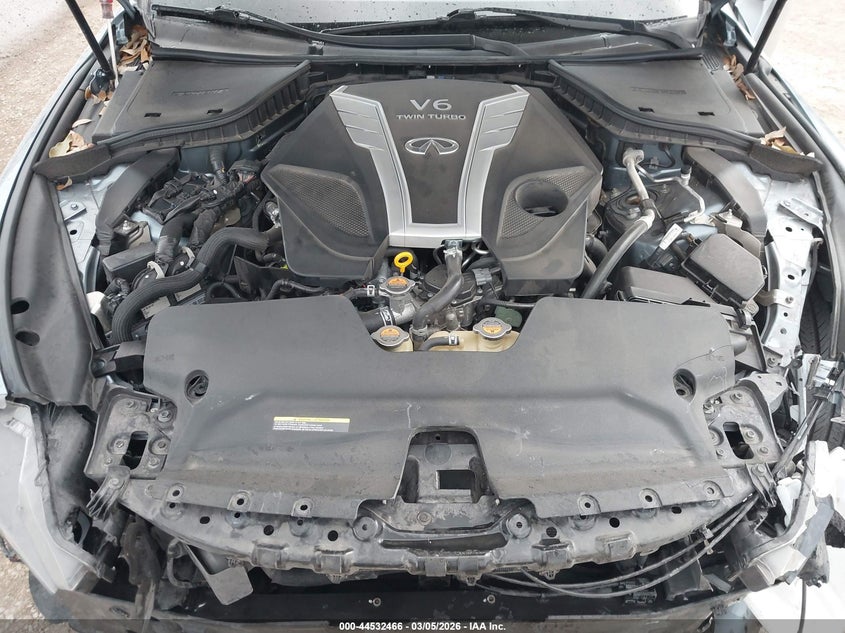 2017 Infiniti Q60 3.0T Red Sport 400 VIN: JN1FV7EKXHM610221 Lot: 44532466