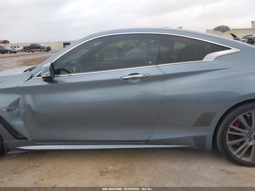 2017 Infiniti Q60 3.0T Red Sport 400 VIN: JN1FV7EKXHM610221 Lot: 44532466