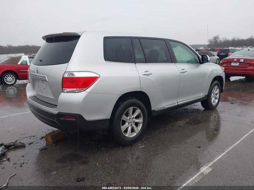 2012 Toyota Highlander 2.7 silver Lot 111044532473 Vin 5TDZA3EH4CS017938