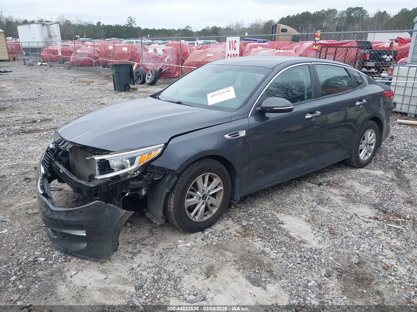 Vin: knagt4l38j5216957, lot: 45029327, kia optima lx 20182