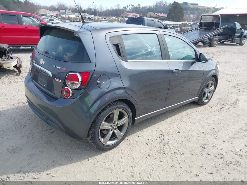 2013 Chevrolet Sonic Rs Auto