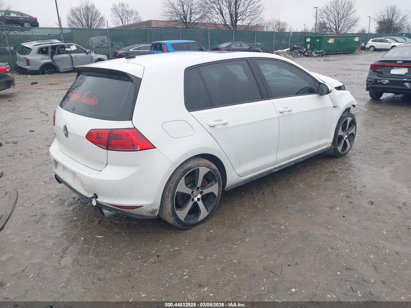 2017 Volkswagen Golf Gti Se 4-Door