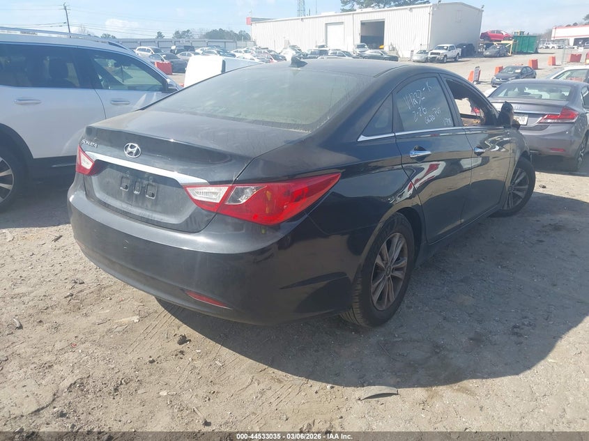2012 Hyundai Sonata 2.4 Gls black Lot 111044533035 Vin 5NPEB4AC9CH331232