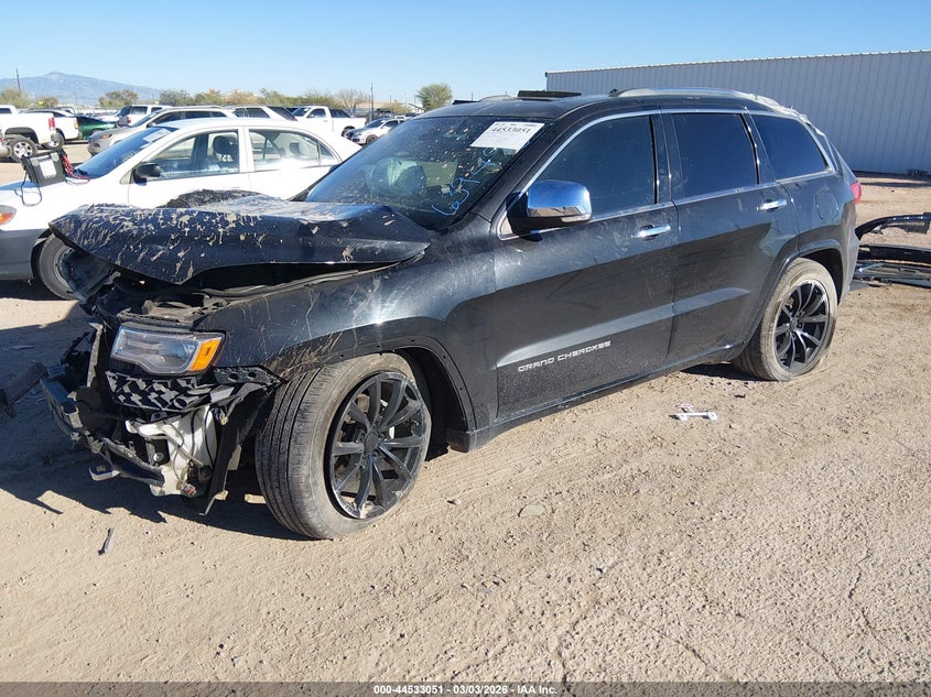 Vin: 1c4rjfcg3fc639495, lot: 45029841, jeep grand cherokee overland 20152