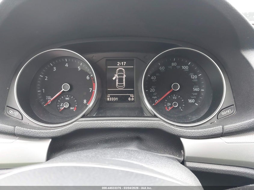 2017 Volkswagen Passat 1.8T S VIN: 1VWAT7A36HC017616 Lot: 44533376