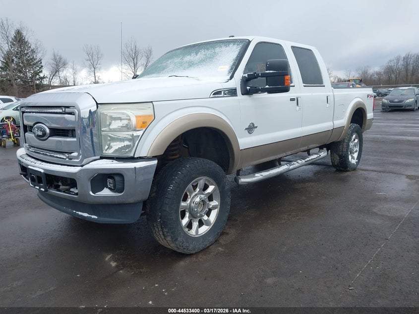 Vin: 1ft7w2bt8bea21166, lot: 45030190, ford f-250 lariat 20112
