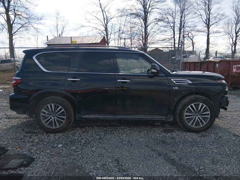 2021 Nissan Armada Sl 4Wd VIN: JN8AY2BB3M9792822 Lot: 44533452