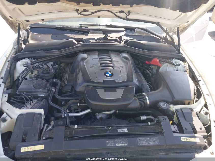 2008 BMW 650I VIN: WBAEA53528CV85145 Lot: 44533731