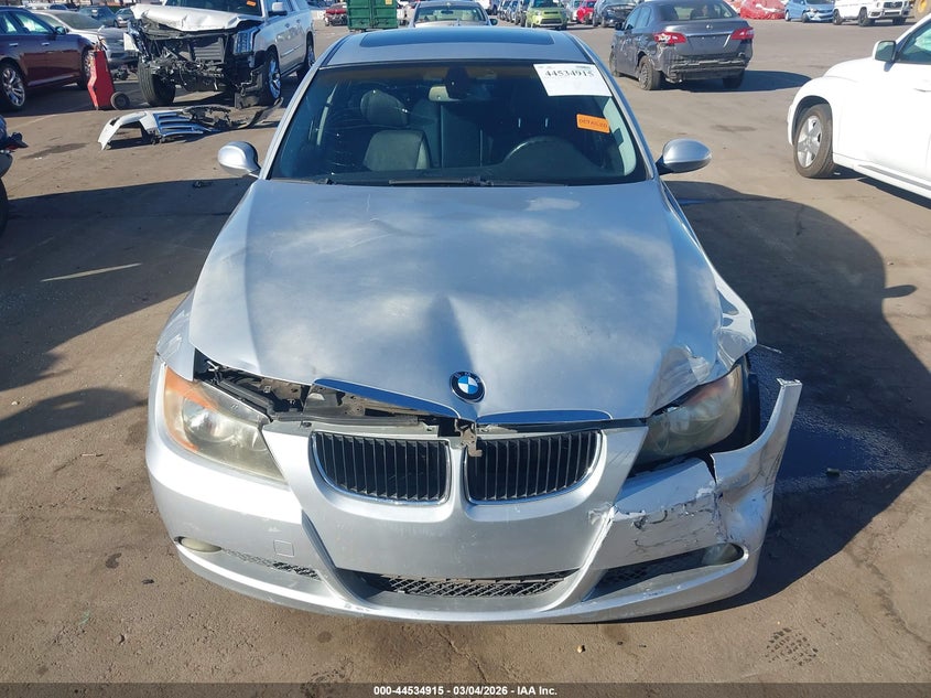 2007 BMW 328I VIN: WBAVC53577FZ80123 Lot: 44534915