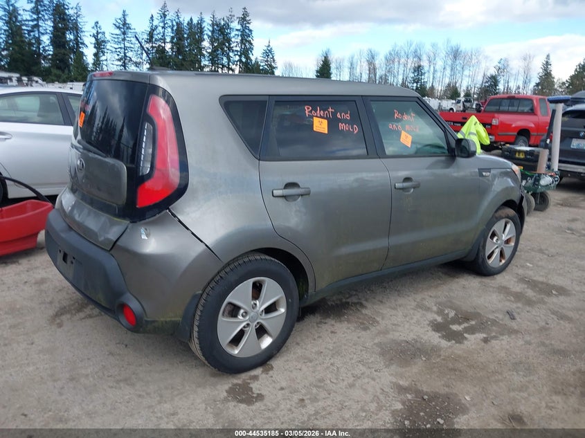 Vin: kndjn2a2xe7088619, lot: 45031976, kia soul 20144