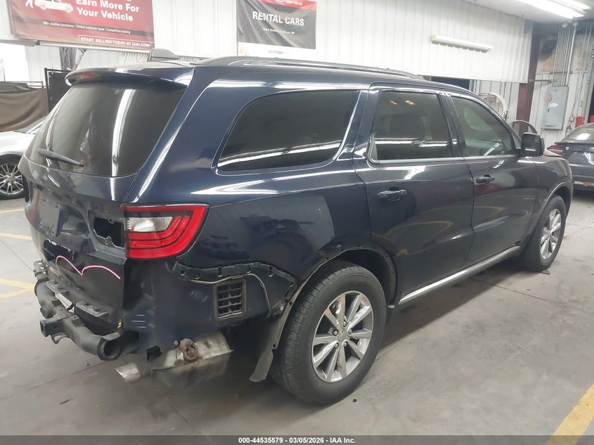 Vin: 1c4rdhdg3ec322980, lot: 45032370, dodge durango limited 20144